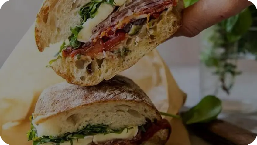 Sandwiches, toasts & wraps